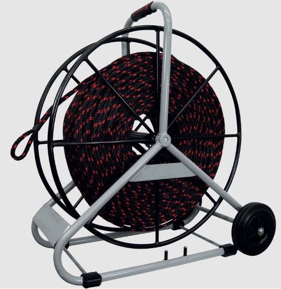 Saugos 200 m virvė su rite ir trikoju